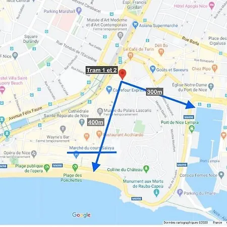 Appartement Cozy 50 M2 - Balcony & Air Conditioning! Heart Of Old Nice